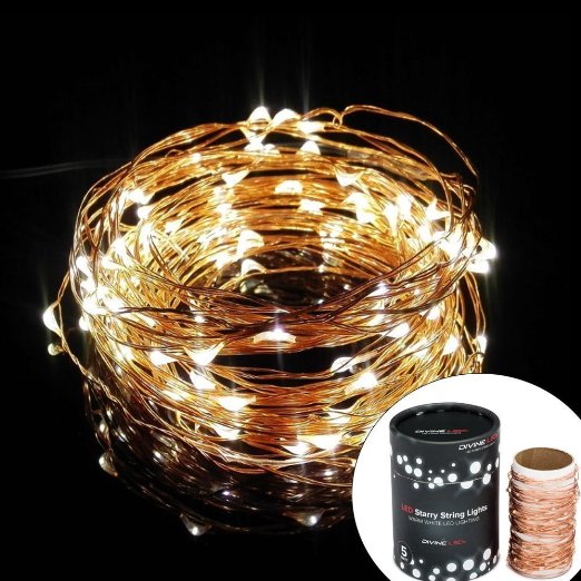 Gorgeous String Lights Copper Wire Starry String Light Soothing Dcor Elegant Rope Light Suitable for Christmas Weddings Parties Waterproof 33 100 LEDs - Divine LEDs