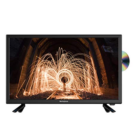 Westinghouse 24 inch HD LED TV DVD Combi with Freeview - Black (2019 Model)