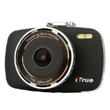 ITRUE ITRUE-X3 170 Angle Travelling Dashboard Camcorder with 27-inch LCD Black