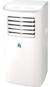 JHS 8,000 BTU Portable Air Conditioner, Remote Control, Black and White HF8CESVWK5 (A019J-05KR)