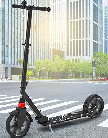 Peradix Scooters for 8 Years and up - Quick-Release Folding System - Front Suspension System Foldable 2 Wheels Kick Scooter Portable for Adults and Teens