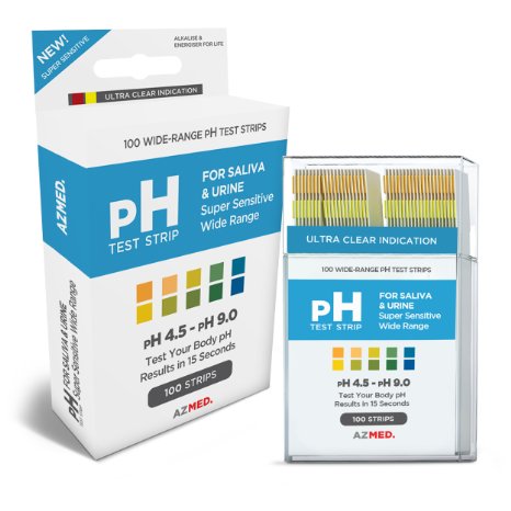 AZMED pH Test Strips 100 count