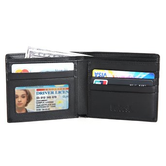 Hoobest RFID Blocking Genuine Leather Wallet For Men- Excellent Credit Card Wallets ...
