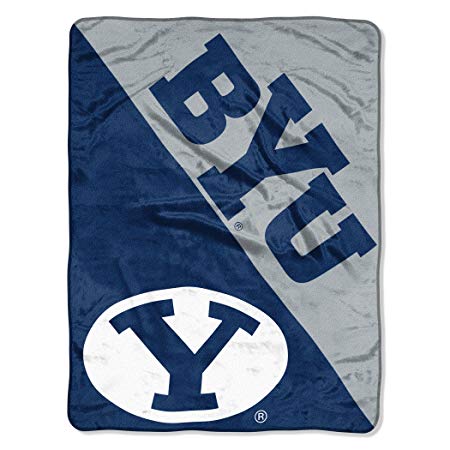 Officially Licensed NCAA "Halftone" Micro Raschel Throw Blanket, 46" x 60", Multi Color