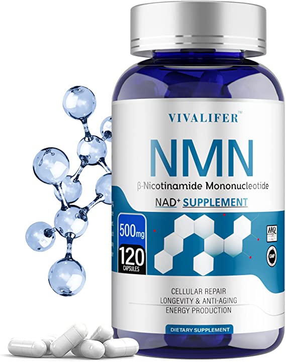 NMN Supplement, 1500MG Enhanced Absorption Nicotinamide Mononucleotide Capsules for Supports Anti-Aging & Antioxidant, Cellular Energy Metabolism, Naturally Boost NAD  Levels (NMN 120PCS)