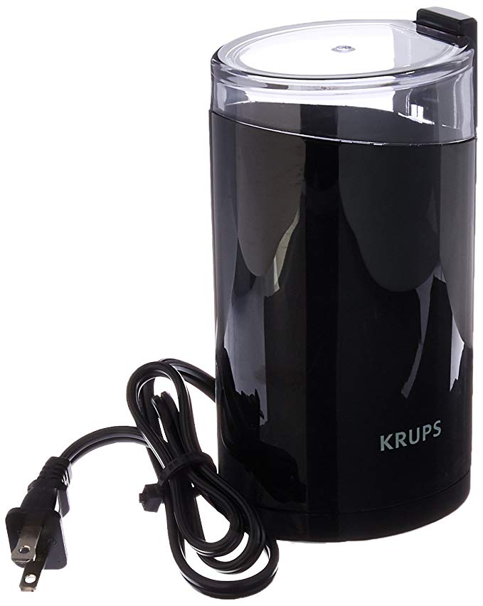 Krups Fast Touch Coffee Grinder Electric 3 Oz. Black