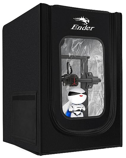 Creality Official 3D Printer Enclosure Fireproof and Dustproof Tent Constant Temperature Protective Cover Storage 480*600*720mm for Ender 3/Ender 3V2/Ender 3S/S1/S1 Pro/Ender 3Pro/Ender 3 Neo/3 V2 Neo