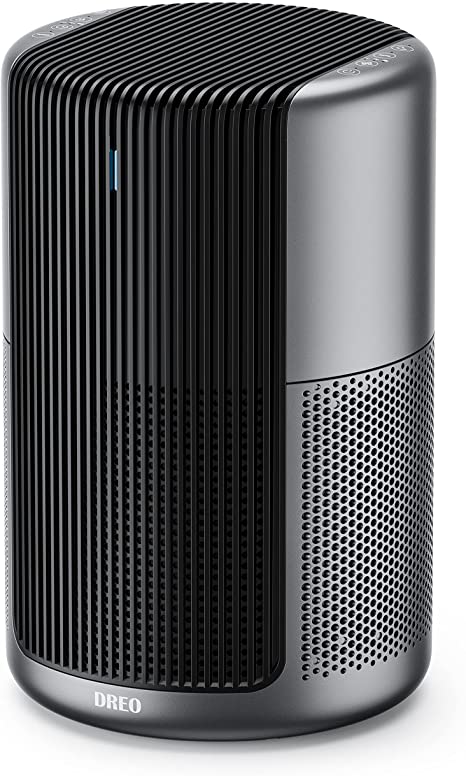 Dreo Air Purifier Macro Pro, True HEPA Filter, Up to 1358ft² Coverage, 20dB Low Noise, PM2.5 Sensor, 6 Modes, 360 Filtration Cleaner Remove 99.97% Dust Smoke Mold Pollen for Home Large Room Allergies