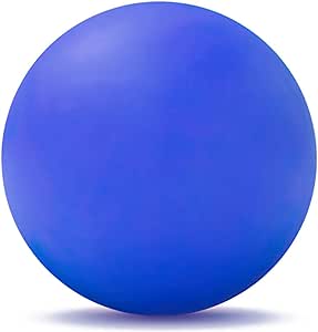 WOVTE Massage Lacrosse Ball for Myofascial Release, Foot, Back, Trigger Point Treatment Ball, Muscle Knot, Yoga (royal blue)