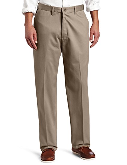 Lee Men's No-Iron Relaxed-Fit Flat-Front Pant