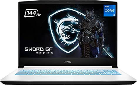 MSI Sword 15.6" 144Hz Gaming Laptop Newest, Intel Core i7 12650H Processor, 64GB RAM, 2TB SSD, NVIDIA GeForce RTX 3060, Wi-Fi6, Bluetooth, Backlit, Windows 11  Accessories