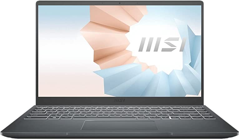 MSI Modern 15 Thin and Light Daily Laptop: 15.6" FHD 1080p, Intel Core i7-1195G7, Intel Iris Xe, 16GB, 512GB SSD, Win10, Carbon Gray (A11MU-681)