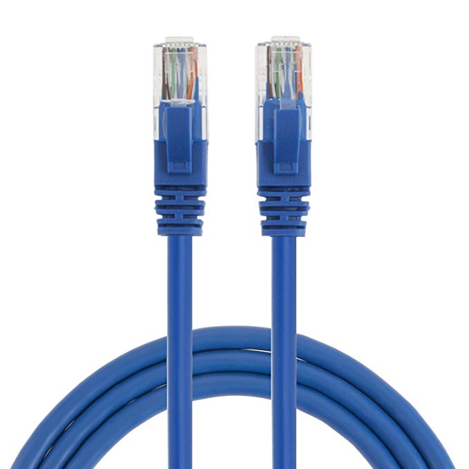 CableCreation 15 Feet CAT 6a Ethernet Patch Cable, RJ45 Computer Network Cord, Cat 6a Patch Cord Lan Cable UTP 23AWG+100% Copper Wire, 4.57m, Blue Color