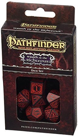 Pathfinder Polyhedral Dice: Wrath of the Righteous (Set of 7 Dice)