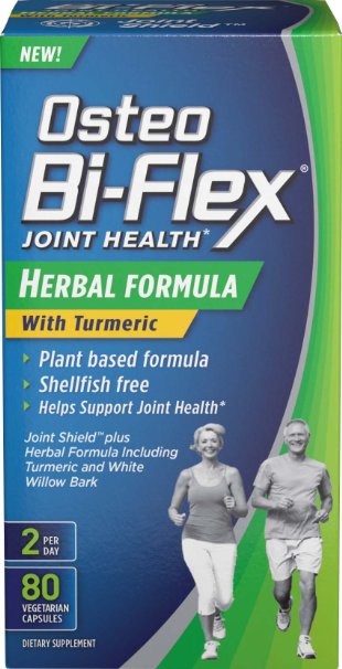 Osteo Bi-Flex Herbal Formula w/Turmeric 80 Vegetarian Capsules