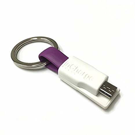 The inCharge Ultra Portable Charging Cable USB to Micro USB 10mm Thin Version Purple