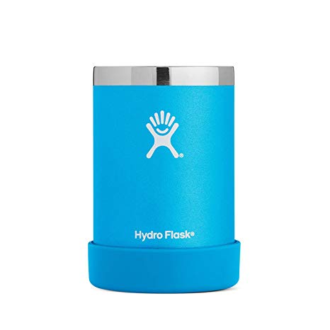 Hydro Flask 12 oz Cooler Cup | Stainless Steel & Vacuum Insulated | Removable Rubber Boot | Pacific