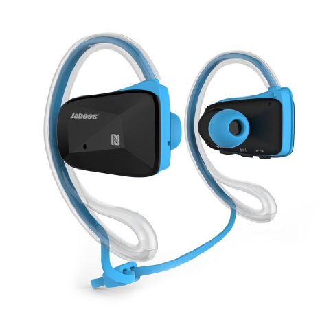 YIMAN™ Wireless Bluetooth Sports Stereo Waterproof Swimming Running Headset Headphones Earphone Fits iPhone iPad iPod Samsung Nokia HTC Mp3 Players etc(Blue)