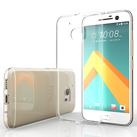 Yousave Accessories HTC 10 (2016) Case Ultra Thin Clear Silicone Gel Cover