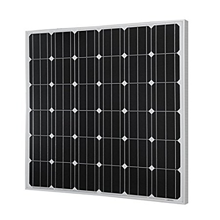HQST 150 Watt 12 Volt Monocrystalline Photovoltaic PV Solar Panel 12V Battery Charging