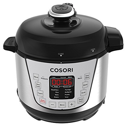 COSORI Electric Pressure Cooker 2 Quart Mini Rice Cookware, Digital Non-Stick 7-in-1 Multi-Function 800W