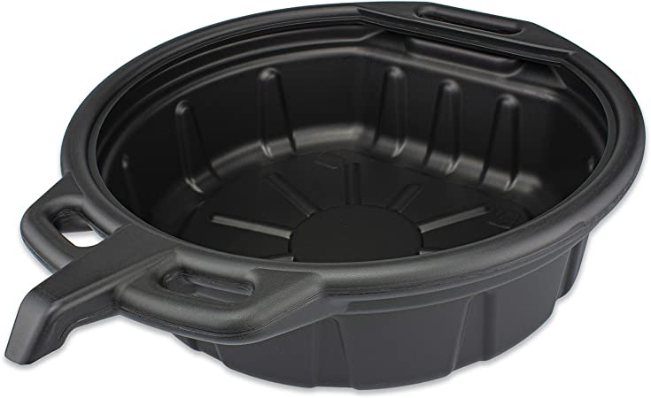 Neiko 20762A Anti Splash Oil Drain Pan, 2 Gallon (8 Liter) Capacity