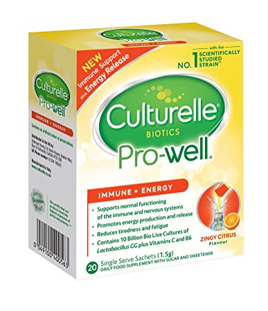 Culturelle Biotics Pro-Well Immune Plus Energy Supplement - UK Compliant