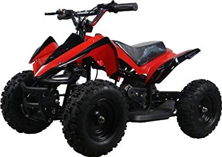 NEW UPGRADED MODEL Electric Youth ATV Sport Quad for Children with Reverse , Rubber Tires.