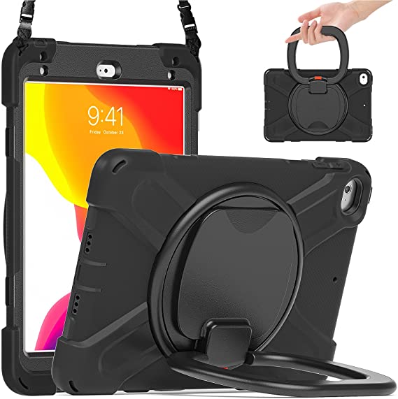 ZenRich iPad Mini 5 Case 2019 iPad Mini 4 Case 2015 zenrich Shockproof Rugged Case with Pencil Holder Screeen Protector Kickstand Bracelet Carrying Shoulder Belt for iPad 7.9 inches