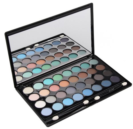 Eye Shadow Palette,Professional 32 Colors Matte Eyeshadow Kit Cosmetic Makeup Set with Mirror and 2 Ended Sponge Applicators Eyeshadow Color3