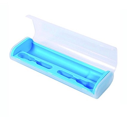 Malloom Portable Electric Toothbrush Holder Travel Safe Case Box Outdoor For Oral-B (Blue)