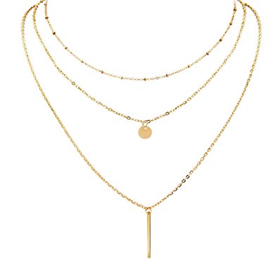 Boosic Multi-layer Pendant Chain Long Layered Necklace Jewelry For Women