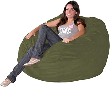 Cozy Sack 3-Feet Bean Bag Chair, Medium, Olive