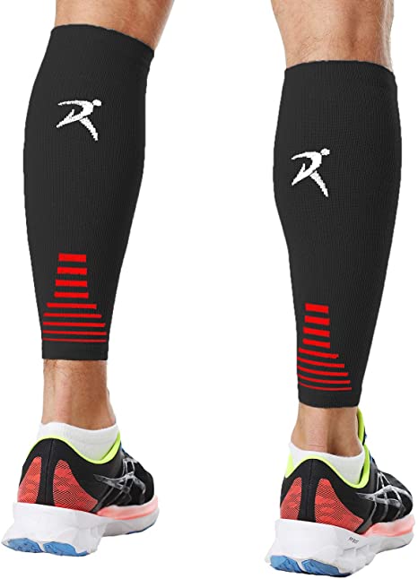 Rymora Calf Compression Sleeves (Ideal for Shin Splints, Running, Sports for Men/Women)