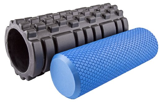 Fit Spirit High Density Soft and Textured Fitness Foam Rollers Set of 2