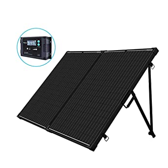 Renogy 200 Watt 12 Volt Monocrystalline Solar Suitcase with Voyager - 20A PWM Waterproof Charge Controller