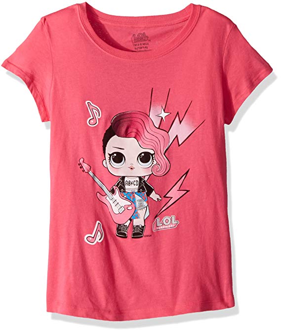 L.O.L. Surprise! Girls' Glee Club Rocker Short Sleeve T-Shirt