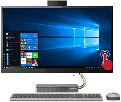 Lenovo IdeaCentre AIO 27" Touch 512GB SSD (Intel Core i7-9700K CPU Turbo Boost to 4.90GHz, 16 GB RAM, 512 GB SSD, 27" QHD Touchscreen, Win 10) Desktop All in One PC Computer A540-27ICB