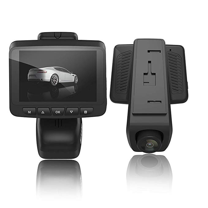 Car Dash Cam, HD 1080P WiFi Driving Recorder with Loop Recording, G-Sensor, Parking Monitor Vehicle Blackbox DVR Black