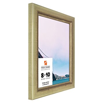 Craig Frames 2231100 19 by 25-Inch Picture Frame, Smooth Wrap Finish, 1.25-Inch Wide, Vintage Gold