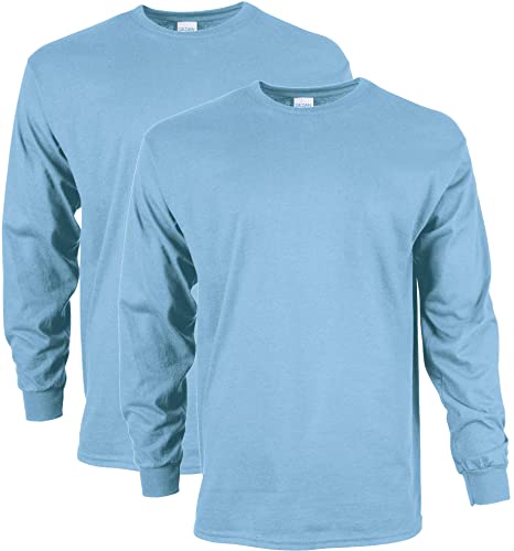 Gildan Men's Ultra Cotton Long Sleeve T-Shirt, Style G2400, Multipack