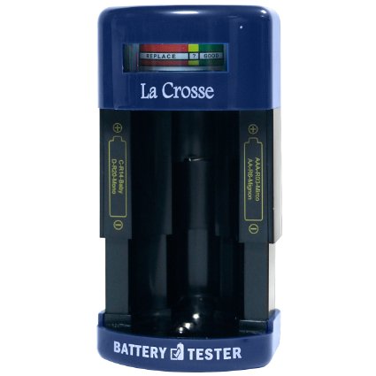 La Crosse Technology 911-114 Portable Battery Tester