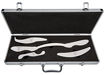 ENDIGLOW Anti-Allergy Medical-Grade Stainless Steel IASTM Tool - Helps Relieve Sore Muscles, Supports Faster Recovery Times -GREAT Soft Tissue Mobilization Tools (4 Set)