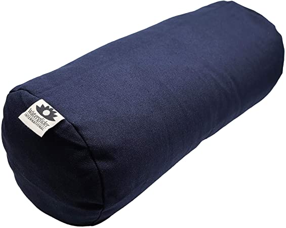 Waterglider International Buckwheat Cylinder Neck Pillow (Midnight Blue)