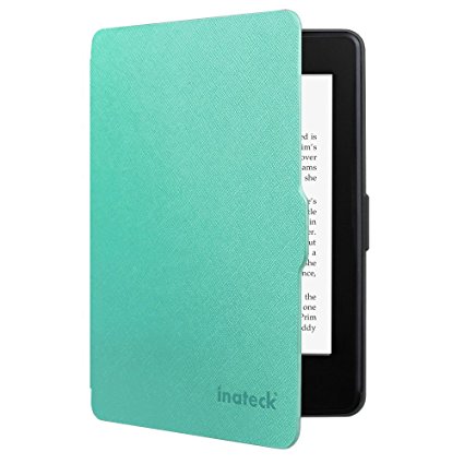 Inateck Kindle Paperwhite Cover Case for Amazon All-New Kindle Paperwhite 2015 300 PPI 3rd gen/ 2014/ 2013/ 2012, with Auto Sleep Wake Function, Mint Green.