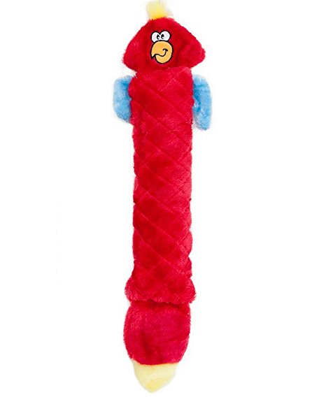 ZippyPaws Jigglerz Squeaky Plush No Stuffing Dog Toy