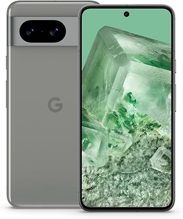 Google Pixel 8 – Unlocked Android smartphone with advanced Pixel Camera, 24-hour battery and powerful security – Hazel, 128GB