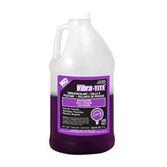 Vibra-TITE - 44000 440 Hydraulic and Pneumatic Anaerobic Thread Sealant, 1 liter Jug, Purple