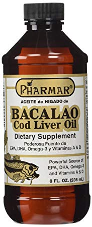 Aceite De Higado De Bacalao 8 Oz. Cod Liver Oil