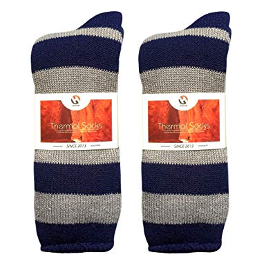 2PK Heat Thermal Socks for Women Men Winter Boots - Warm Soft Cozy As Cashmere